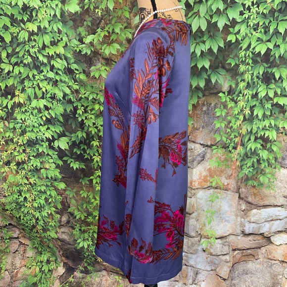 NWT LEITH Satin Trumpet Sleeve Mini Dress, S - Picture 8 of 14